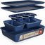 Set sartenes acero carbono antiadherente azul