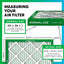 Filtro aire MERV 13 20x36x1 plisado HVAC AC 4 pzas