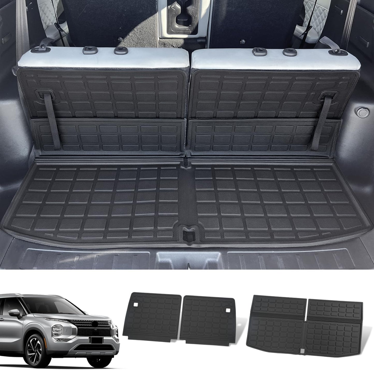 Alfombrilla carga respaldo Mitsubishi Outlander 2022-25 TPE