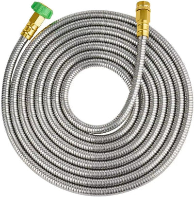 Manguera jardín acero inox 20ft conector metal antifugas