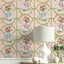 Papel tapiz despegable y pegable rosa pétalo