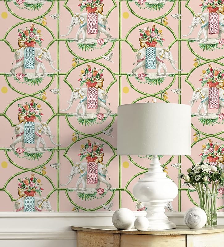 Papel tapiz despegable y pegable rosa pétalo