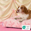 Cama perro espuma triturada funda extraible felpa antideslizante lazo