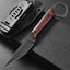 Cuchillo fijo hoja D2 mango Dalbergia EDC supervivencia