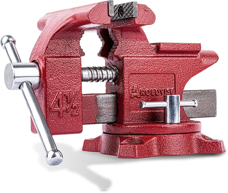 Tornillo banco 4.5" mandíbula 3" hierro fundido 2645LBS