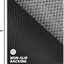 Tapete entrada interior 26x47" antiderrap gris claro