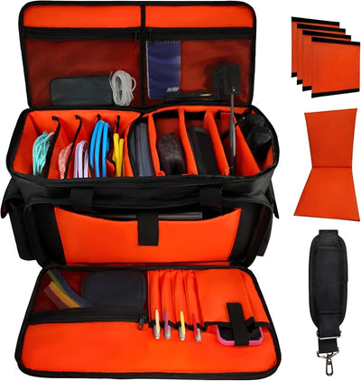 Bolsa archivo DJ tela 1680D con divisores para micrófonos