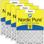 Filtros aire plisados MERV 10 paquete 4 14x20x1