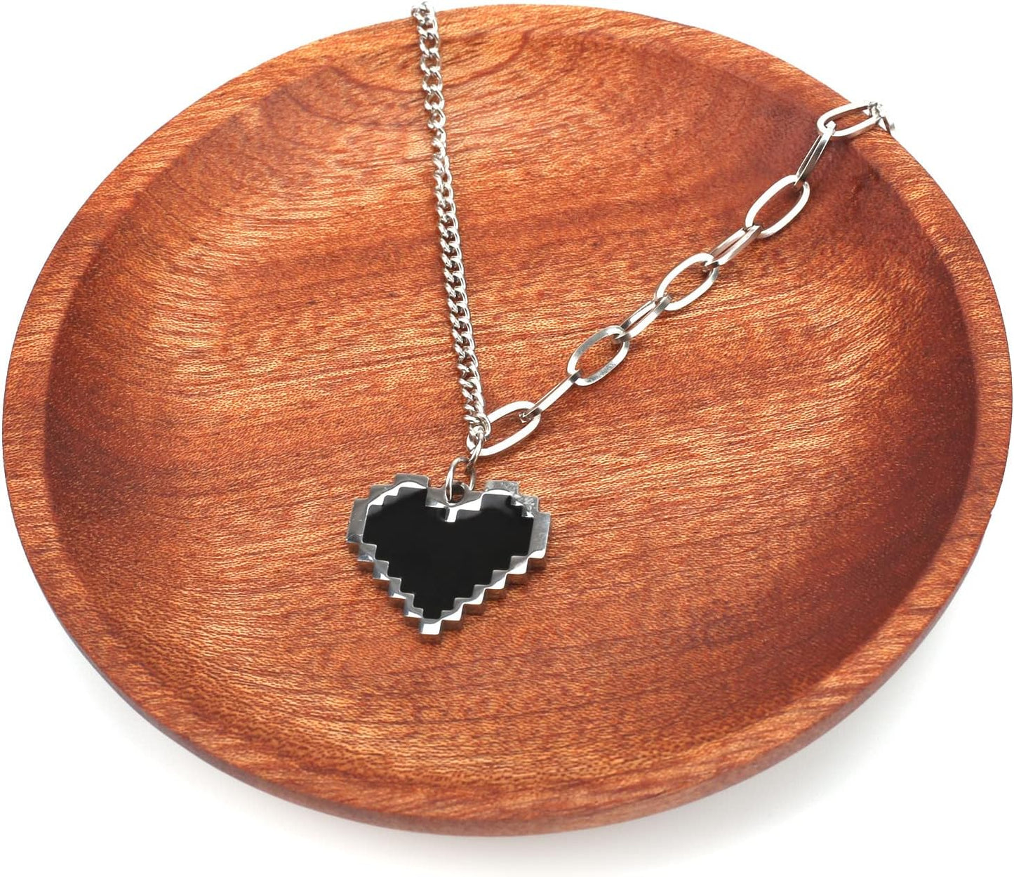 Plato redondo madera organiz. joyas decorativo