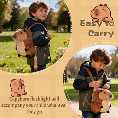 Linterna recargable regulable estilo capybara