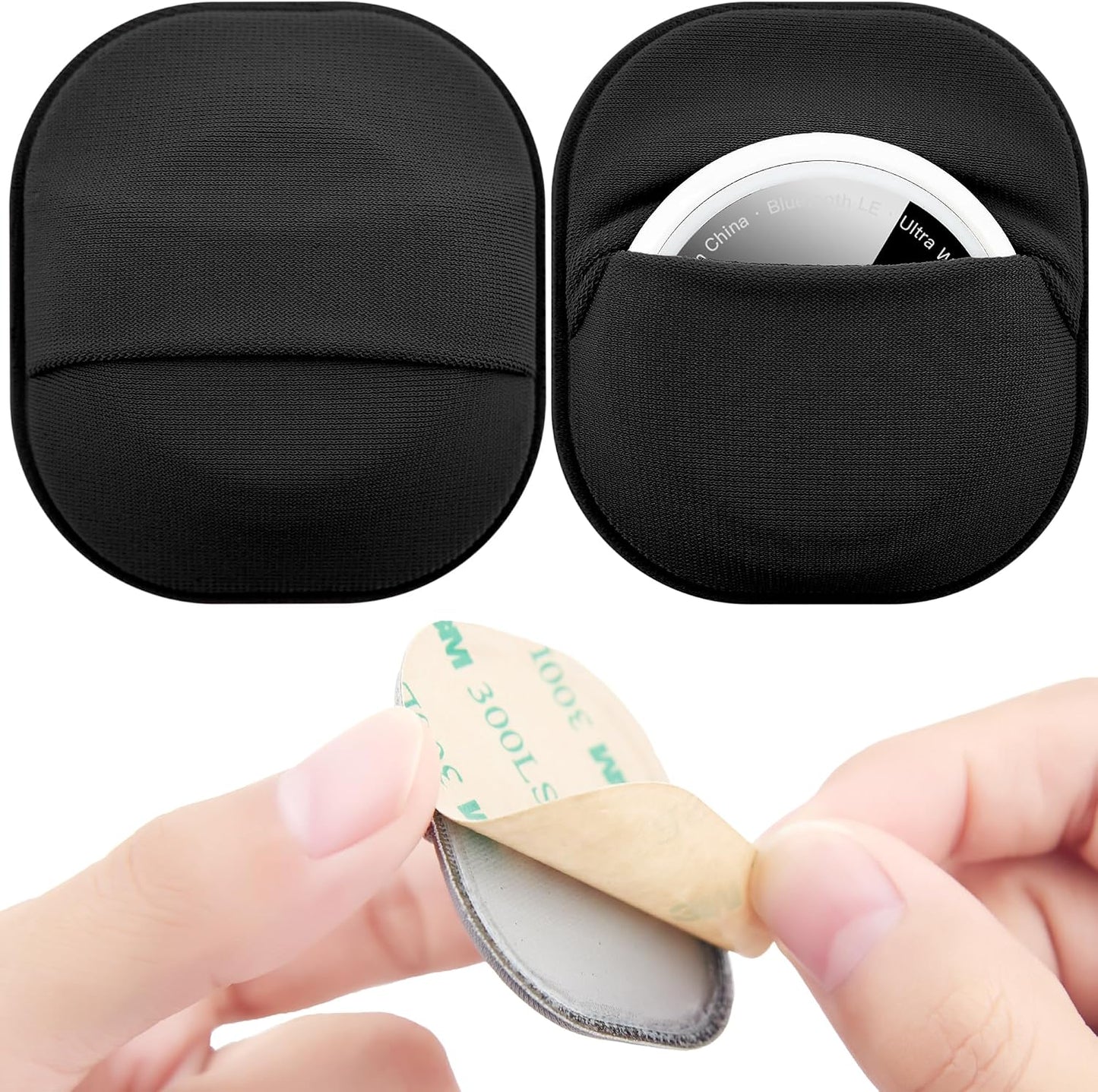 2 Soportes Adhesivos para Airtag y Moto Tag 3M