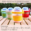 4 Tazas Parfait 17oz Plástico Recipiente Avena Cuchara
