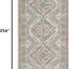 Alfombra lavable antiderrap 2.6x18ft color marfil