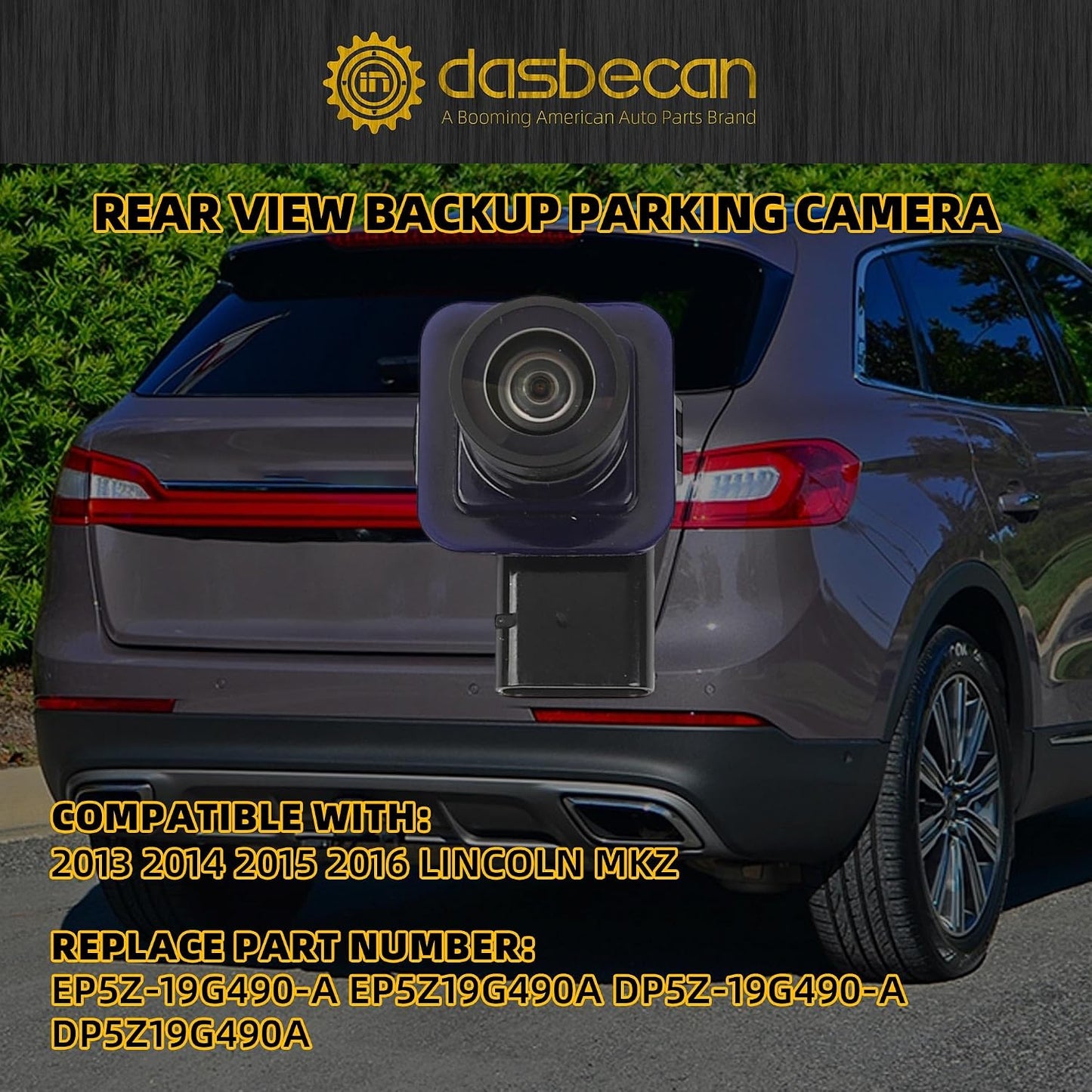 Cámara retrovisión comp Lincoln MKZ 13-16