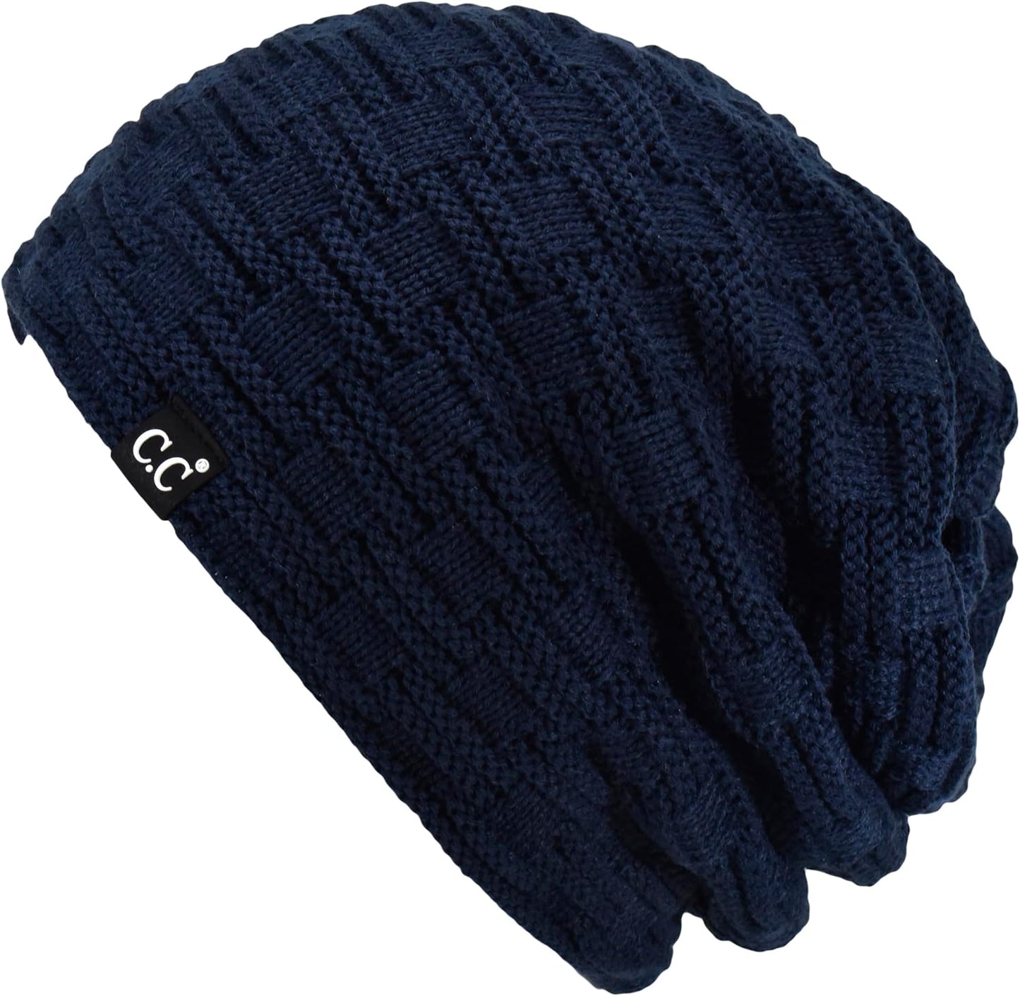 Gorro punto unisex grueso forro polar invierno