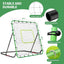 Red de béisbol 4x4ft plegable con 7 ángulos entrenador