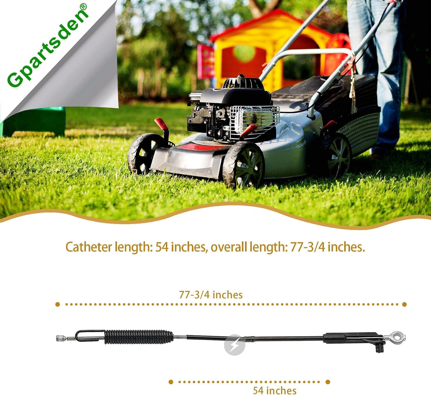 Kit cable freno cuchilla motor cortacésped Toro