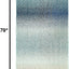 Alfombra abstracta moderna 2.2x6.7ft azul/beige