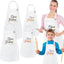 Set 4 Delantales Ajustables con Bolsillos para Cocina y Pintura