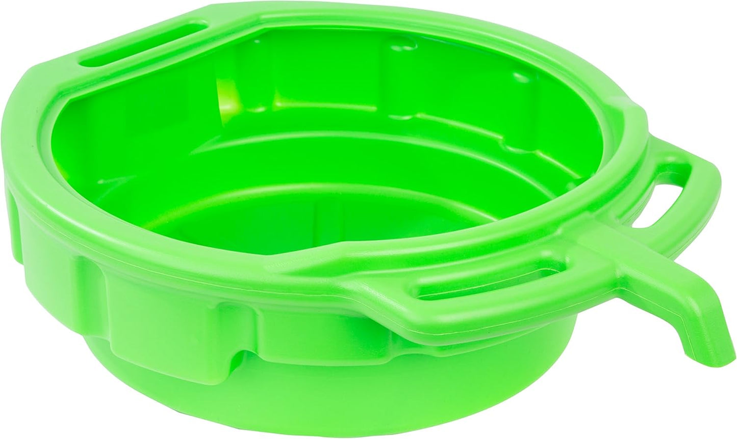 Bandeja drenaje aceite 4gal polietileno 3 asas apilable