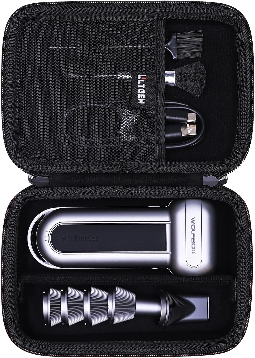 Estuche para plumero aire WOLFBOX MF100/MF200 Negro