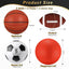 Set 8 pelotas deportivas oficiales con bolsas y bombas