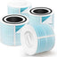 Filtro removedor de humo 4uds H13 HEPA azul
