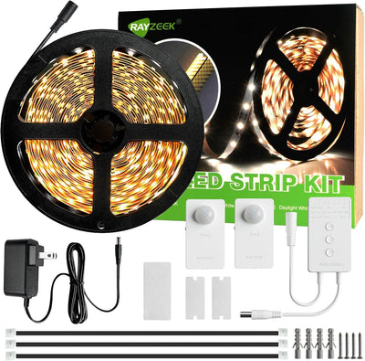 Tiras LED inalámbricas movimiento 19.7ft control RF