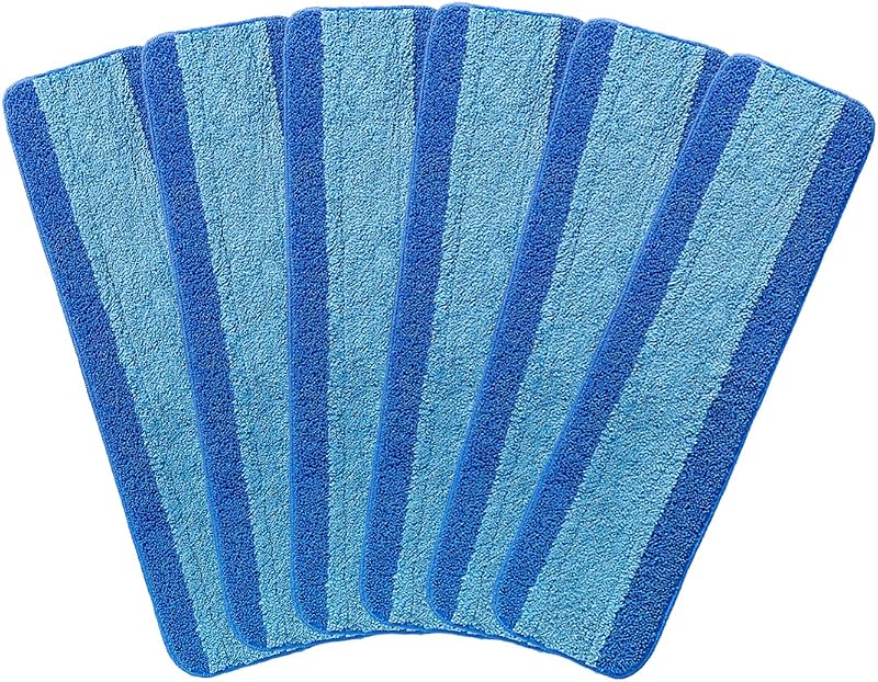 6 Pzas Almohadillas Microfibra para Mopa Suelos Madera