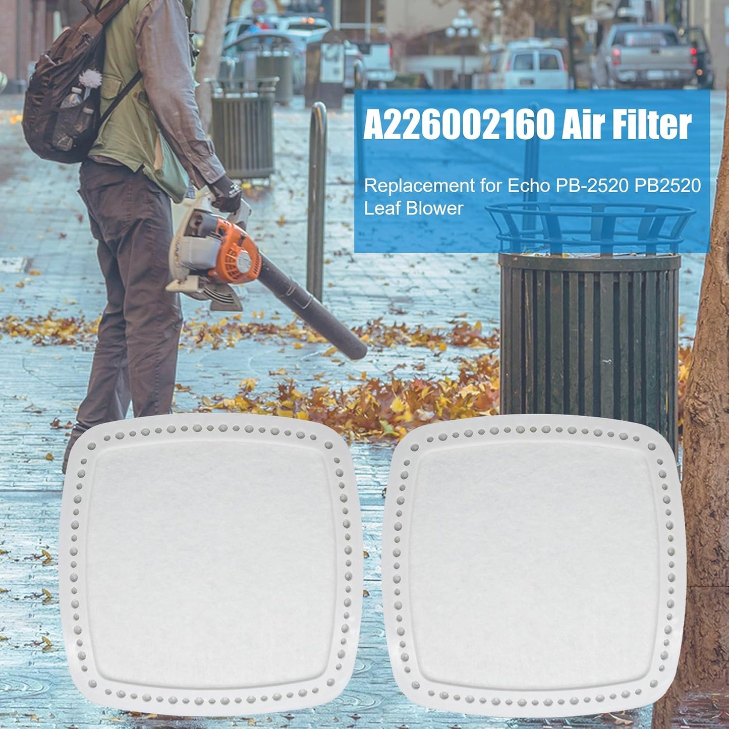 2 Pzas Filtro Aire Soplador Hojas Echo PB2520
