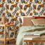 Papel tapiz geométrico 17.7x354" dormitorio baño