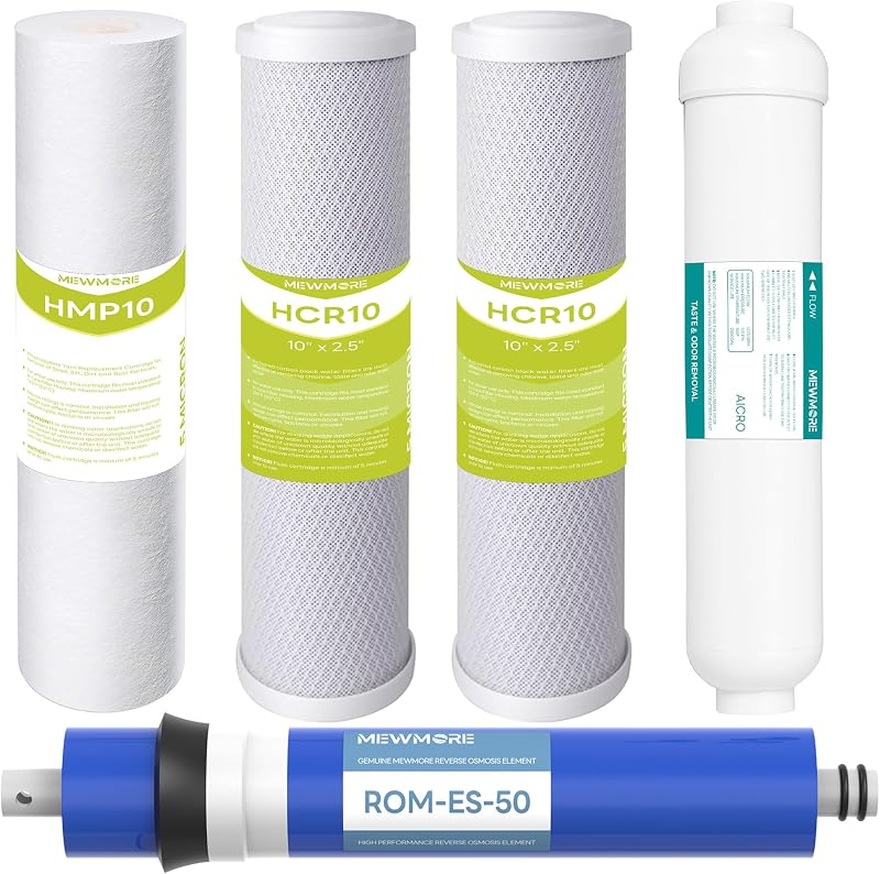 Set filtro agua 5 etapas 50 GPD para APEC Essence