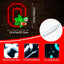 Letrero neón LED universitario con logotipo equipo fútbol