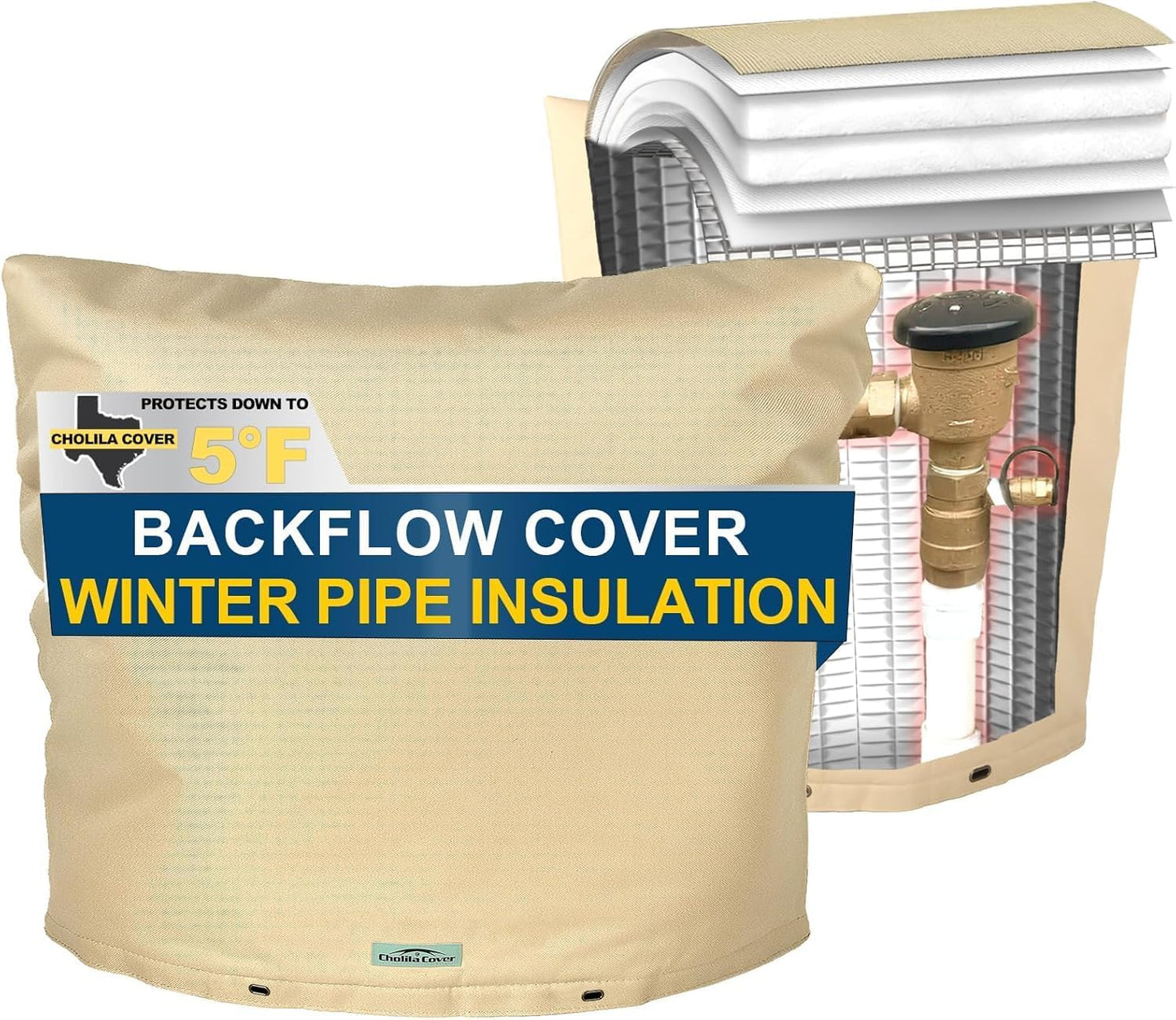 Cubierta aislada para tuberías 40x36pulg invierno