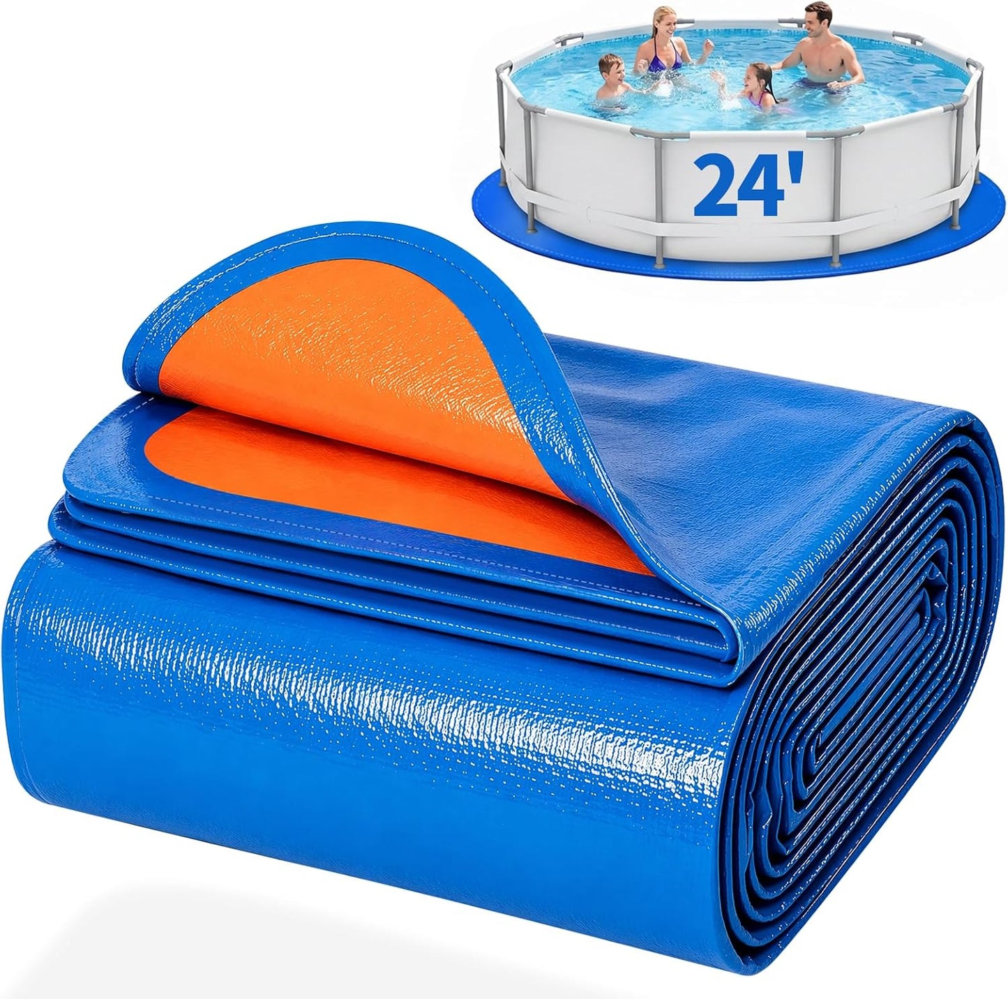 Almohadilla piscina 24ft para suelo resistente pinchazos