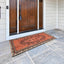 Tapete Bienvenida 47x22" antiderrap para puerta exterior
