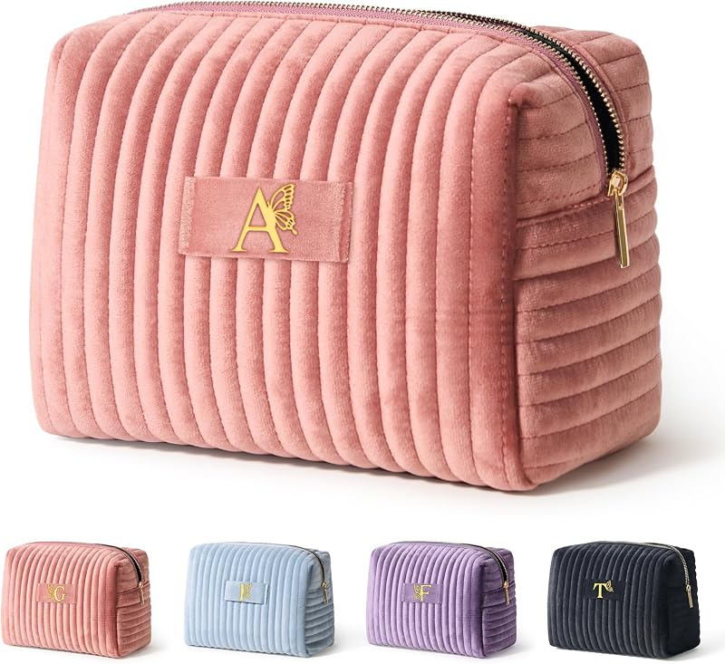 Bolsa maquillaje acolchada para novia dama de honor madrina