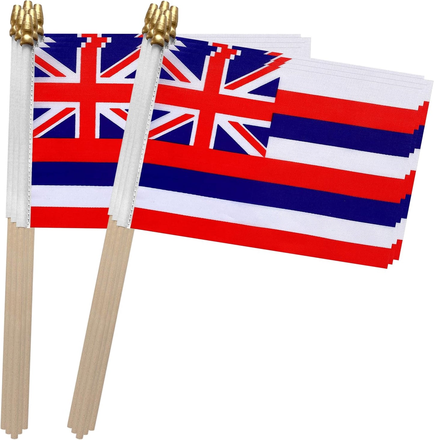 Bandera Hawaii madera 5x8pulg set 12