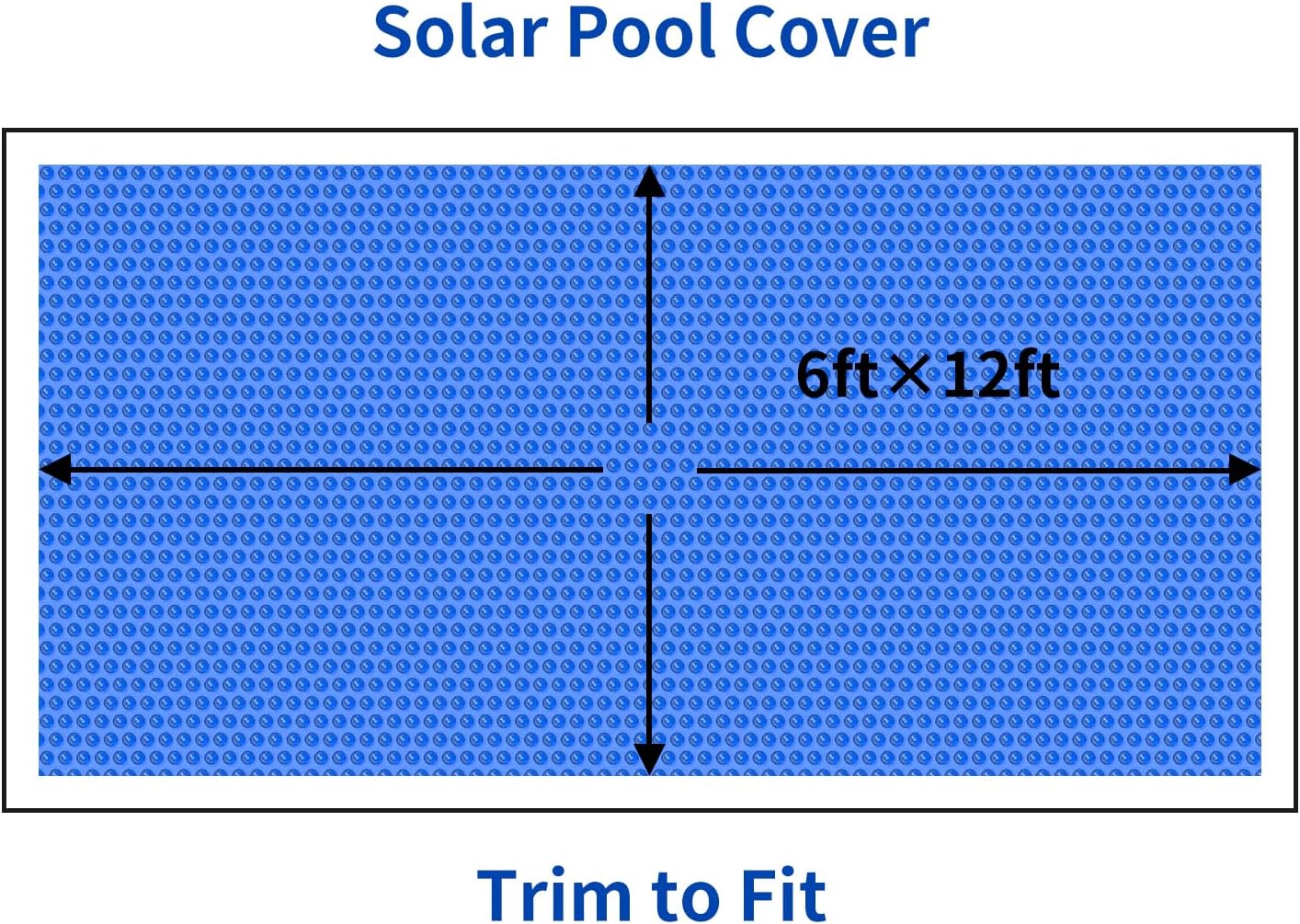 Cubierta solar para piscina 16x12ft aislante serie 1600