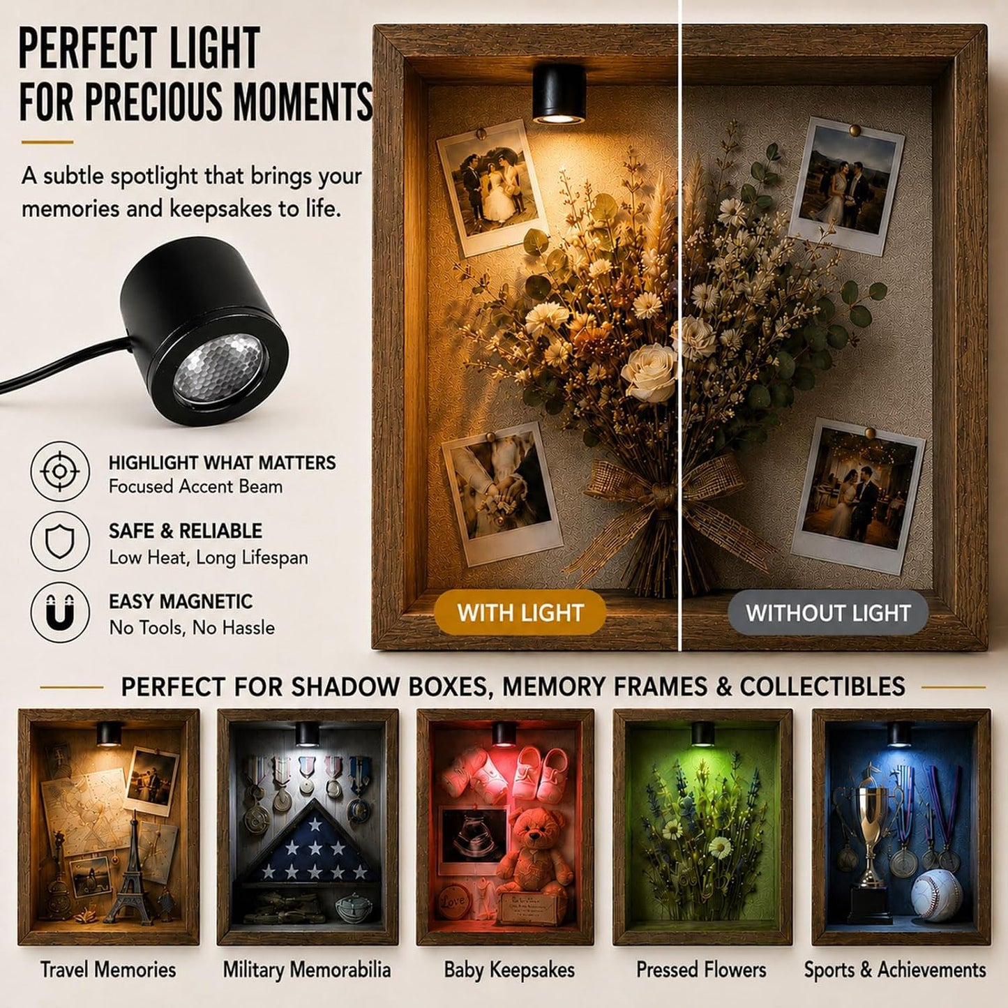 Luces LED USB para decorar arte y manualidades blanco cálido