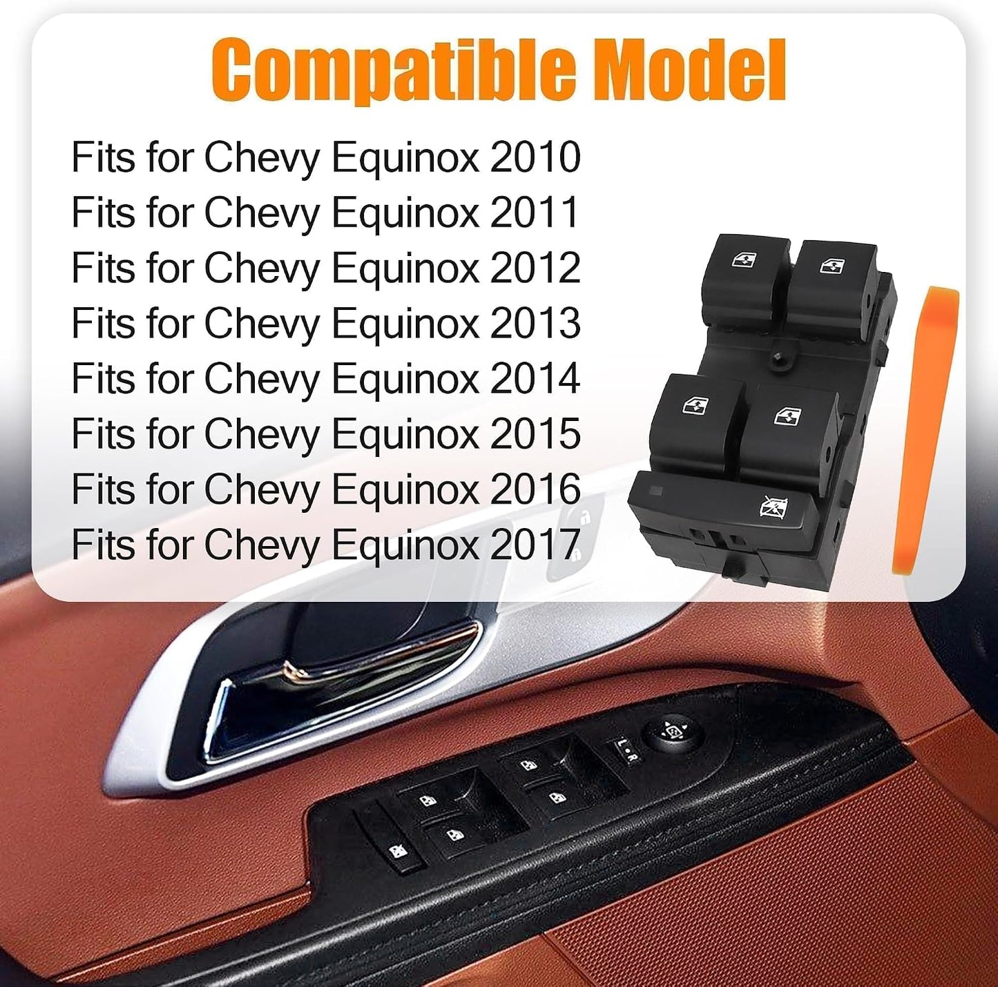 Interruptor elevalunas conductor izquierdo Chevy Equinox