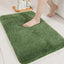 Alfombras baño antideslizantes micro poliéster verde