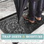 Tapete puerta negro 17x30" antiderrap goma