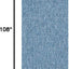 Alfombra lavable Courtyard 2.2x9ft color azul marino