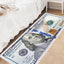 Alfombra pasillo 2x6ft antiderrap lavable 100 billetes