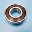 Rodamiento bolas 0.591x1.378" acero cromado sellado goma