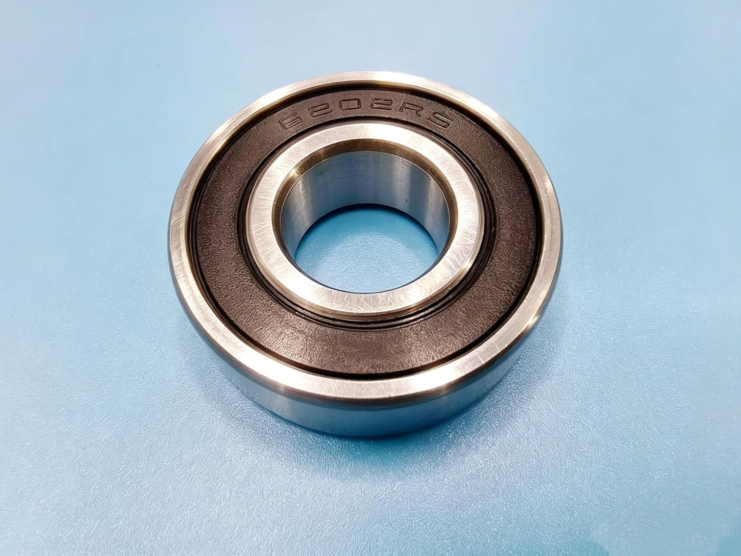 Rodamiento bolas 0.591x1.378" acero cromado sellado goma