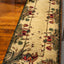 Alfombra área granja 2x6ft 1" color crema/negro