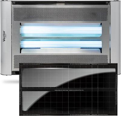 Trampa mosquitos UV plateado para cocina comercial y almacén