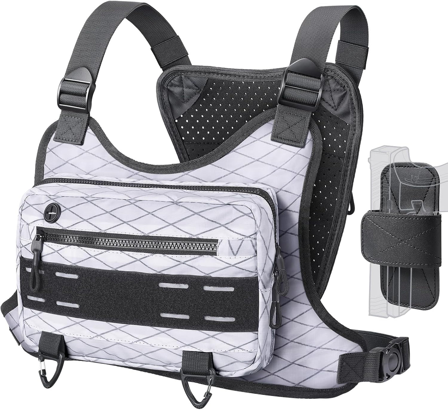 Pecho deportivo con soporte teléfono correr ciclismo